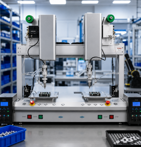 Double Head Dispensing Robot