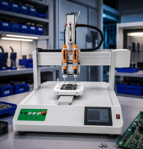 Desktop Automatic Screw Tightening Machine with Four Axis